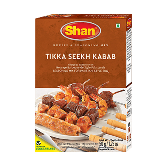 Shan tikka seekh kabab 50g- tikka shik kababa- Shan Tikka Seekh Kebab